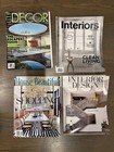 Elle Decor House Beautiful Interior Design Magazines Lot Set Of 4 Vision Board
