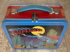 Vintage 1998 Hallmark School Days 1950 s Superman Metal Lunch Box Sealed