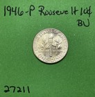 1946 P Roosevelt Dime Bu Uncirculated Mint State 90  Silver 10c Us Coin