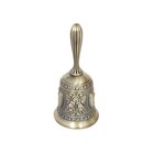 1 Pack Hand Held Bell  4 33 Inches  height  X 2 13  diameter   Bronze