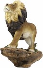 Large African Wildlife Lion Ascending On Pride Rock Statue 16 25 l