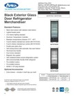 Atosa Mcf8726gr  1 Glass Door Refrigerator