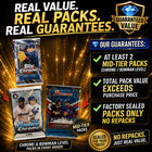 Mlb Baseball Card Bundle   10 Factory Sealed Packs   Bonus Cards   Topps Bowman