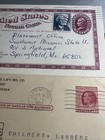 3 Vintage 1950s Usps Postal Card Lot Revalued 2cent Jefferson Franklin Postcard