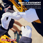 10 Pairs - Gloves Legend 100  Cotton White Parade Formal Attire Gloves - M  L xl