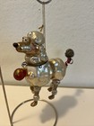 Hand Blown Glass Vintage French Poodle Ornament Dog Christmas Holiday