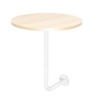L-type Coffee Table Wall Mounted Bar Height Pub Table Wrought Iron Top Table New