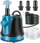 Submersible Fountain Water Pump For Aquarium  Fish Tank  Pond - Water Change    