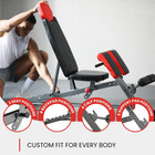 Finer Form Multi-functional Fid Weight Bench Full Body Adjustable Workout