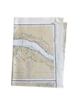 Vintage Nautical Chart 12343 Hudson River- New York To Wappinger Creek  Noaa