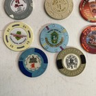 Lot Of 14 Assorted  1  5 Casino Chips  Revel   Bally s  Las Vegas Nv