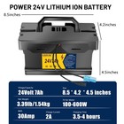 24v 7ah Battery For Dynacraft Realtree 24v Kids Ride-on Toys Built-in 30a Bms