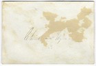 New Year Greeting 1880 s Victorian Card Pink Rose