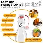 8 Pack Swing Top Glass Bottles 8 5 Oz flip Top Beer Brewing Bottles For Kombu   