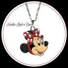 Minnie Mouse Character Necklace  Girls Fashion Costume Jewelry 17  Chain