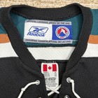 Vintage Manitoba Moose Reebok Hockey Jersey Xl Black Angry Moose Ahl Ihl 04-11