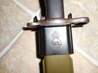Vintage Post Wwii Era Ens Us 10 Inch M1 Garand Bayonet And Scabbard    