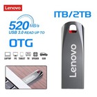 Lenovo 2tb Usb 3 0 Flash Drives High Speed Metal Pendrive 1tb 512gb 256gb Portab