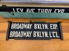 Ny Nyc Subway Roll Sign Small Font Broadway Brooklyn Express Local Bmt Standard