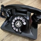 Bell System Rotary Telephone Dial Card Insert 1 5  Black Background