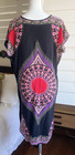 Dashiki Womens Kaftan African Midi Dress Hippie Casual Caftan Boho One Size Read