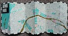 Artwise Paris Laminated Museum Map Streetwise Vg  Preowned 1993 3rd Ed Ez Fold