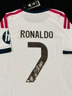 Cristiano Ronaldo Signed Real Madrid Pro Style Soccer Jersey With Coa