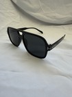 Tom Ford Inspired Oversized Navigator Sunglasses Black Tortoise Frame Dark Lense