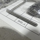 Qty 100 Surge 304 Stainless Steel 1 4  X 3 1 4  Concrete Wedge Anchor Nut Washer