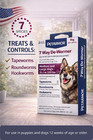 Dog Dewormer 7 Way Chewables     Treats Worms  Easy Dose  Large Dogs Over 25 Lbs