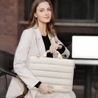 Mosiso Laptop Bag For Women  15-16 Inch Computer Bags 15 6 Inch  Sand