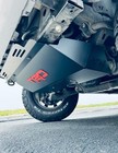 Apc21 - Custom Skid Plate - Fits 05-23 Toyota Tacoma - Black With Red