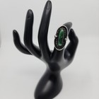 Old Vintage Native American Handmade Navajo Ring Turquoise Size 4 5