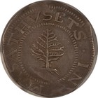 1652 Massachusetts Pine Tree Shilling  Large Planchet  Pellets - Pcgs Xf-45 Nice