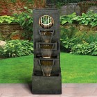Vertical Indoor Water Fountain W tiers     Gentle Waterfall W led Illumination