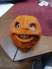 Vintage 4  Paper Mache Pulp Halloween Jack-o-lantern 1930 s