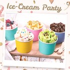  Paper Ice Cream Cups With Lids  40-pack 11-oz Soup Cups With 11 Oz 5 Colors