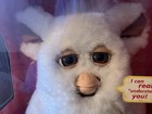 Furby Emoto-tronic White Tiger Electronics Hasbro Talking Toy Eyes Brown Nrfb