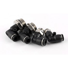 Male Swivel Elbow Threads Pneumatic Push In Fittings   Adapters 4-6-8-10-12mm