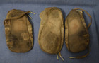 3 Antique Vintage Child Baby Lace Up White Shoes  a Pair And A Spare  Doll   2