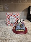 Enesco Mary s Moo Moos 485241 Fa-moo-lies Grow With Loving Hearts Le New W box