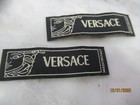Versace 2 Clothing Designer Tag Label Replacement Sewing Accessories Lot 2