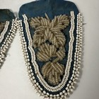 Native American  Hand Beaded Moccasin Tops  Circa 1900 s