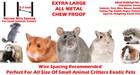 Large 54  Double Dividered Cage For Guinea Pig Ferret Glider Rat Mice Chinchilla