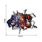 Sonic   Shadow Ripped Wall Sticker Decal Decor Art Mural Room Decoration Kids