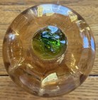 Euc Vintage 1990s Handblown Glass Pumpkin 4    X 4   