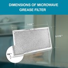 Microwave Grease Filter For Frigidaire  Fits 5304464105  2-pack