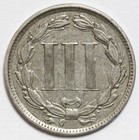 1865 3c Three Cent Piece   Nickel - Raw - Nice Coin   Nice Detail