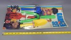 New Vintage 1980s Garden Beach Tools Play Set Lot Red Shovel Hoe Rake Amloid Hg