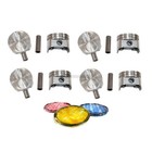 Pistons W  Rings Fit Fits 86-96 Ford 5 0l V8 Ohv 16v